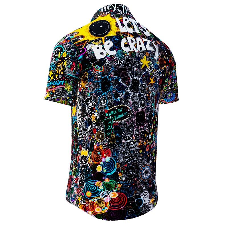 LETS BE CRAZY TONIGHT - Party Short Sleeve Shirt - GERMENS artfashion - Unusual long sleeve shirt in 10 sizes - Made in Germany