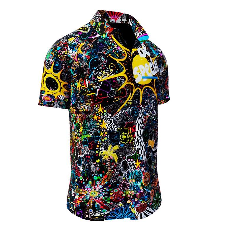 LETS BE CRAZY TONIGHT - Party Short Sleeve Shirt - GERMENS