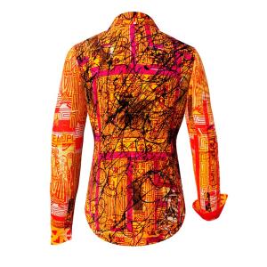 SOUVENIR - rot orangene Bluse - GERMENS artfashion - 100...