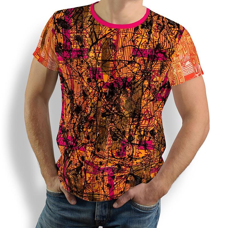 METAL - Metal-coloured T-Shirt - 100 % cotton - GERMENS artfashion - 8 sizes S-5XL