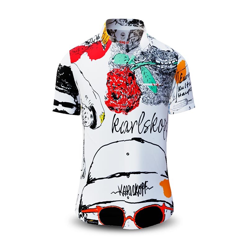 Summer shirt for men MAKING OF DAY - 100% cotton - 10 sizes from XS to 6XL - exceptional design - finest workmanship - fabrics made in Germany - limited edition and exclusive