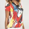 PLUSMINUS Colorful ladies short sleeve tshirt by GERMENS