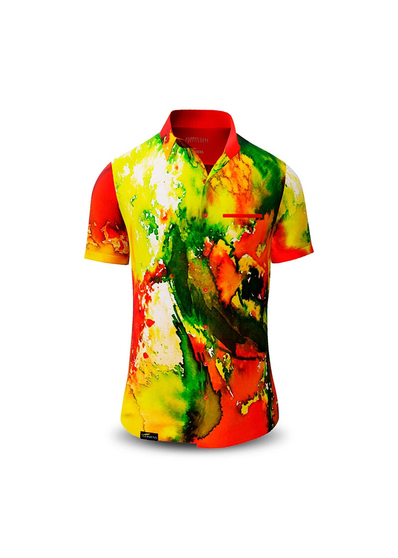 Button up shirt for summer POPPYFLOPPY - GERMENS