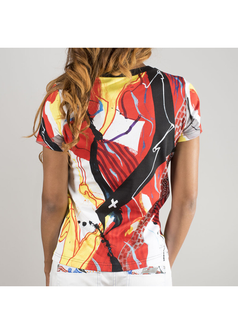 PLUSMINUS - Buntes Damen TShirt - GERMENS
