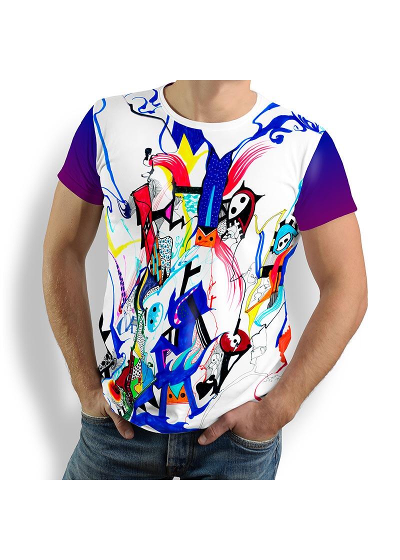 GIONOXI - T-Shirt with comic - 100 % cotton - GERMENS artfashion - 8 sizes S-5XL