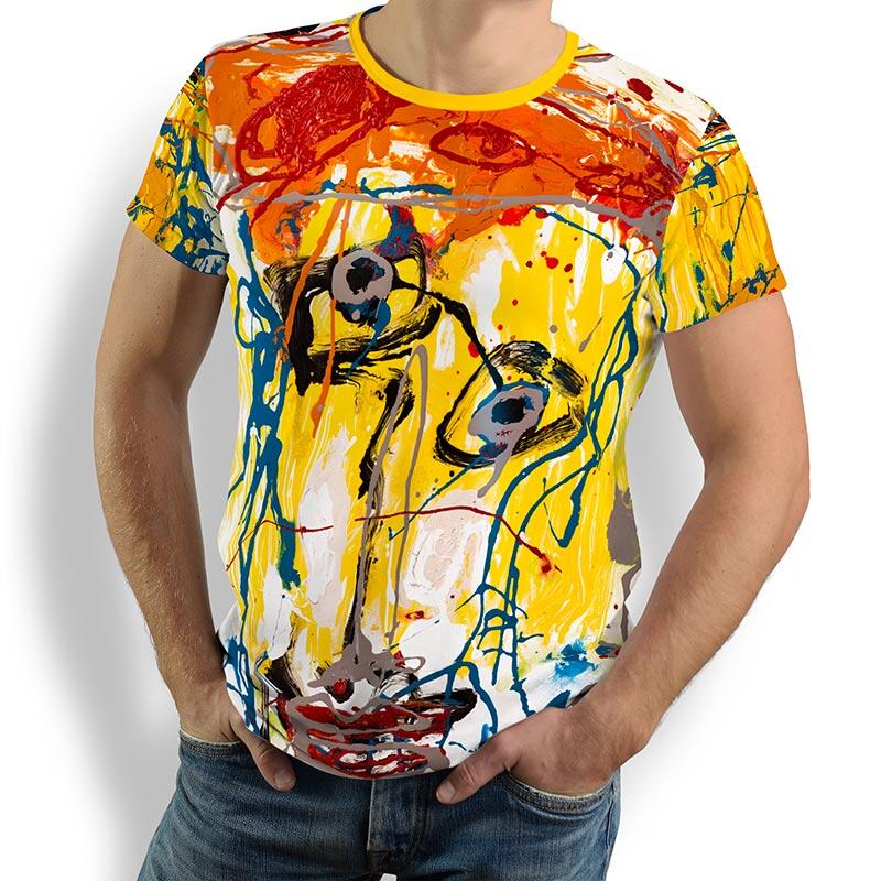 FORMIDOBLO - buntes T-Shirt - 100 % Baumwolle - GERMENS artfashion - 8 Größen S-5XL