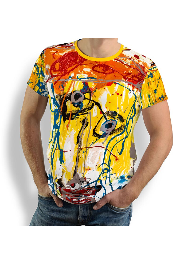 FORMIDOBLO - buntes T-Shirt - 100 % Baumwolle - GERMENS artfashion - 8 Größen S-5XL