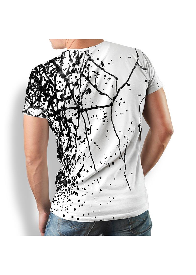 SCHWARMABWEICHLER WEISS - Black and White T Shirt - 100 %...