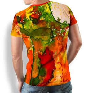 POPPYFLOPPY - red green T Shirt - 100 % cotton - GERMENS...