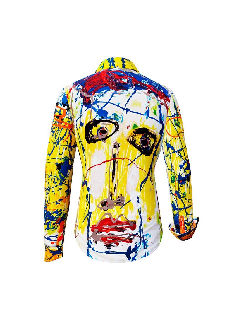 METAL - Metallic coloured blouse - GERMENS artfashion - 100 % cotton - very good fit - artist design - 99 pieces limited - 6 sizes from XS - XXL - Made in Germany