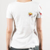 LOVE ME - White ladies short sleeve tshirt