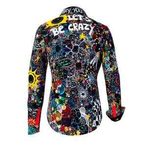 LETS BE CRAZY TONIGHT - verrückte bunte Bluse -...