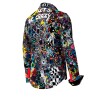 Dressy Blouses For Women LETS BE CRAZY TONIGHT - GERMENS artfashion - 100 % Cotton - Size XL