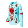 FLASH - Light blue blouse with devil - GERMENS