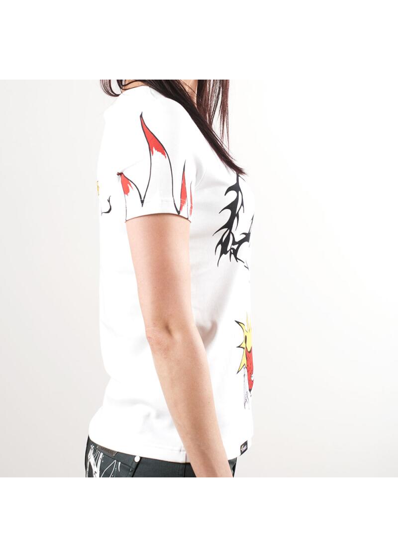 Weies Damen Shirt LOVE ME mit Rundhals von Germens