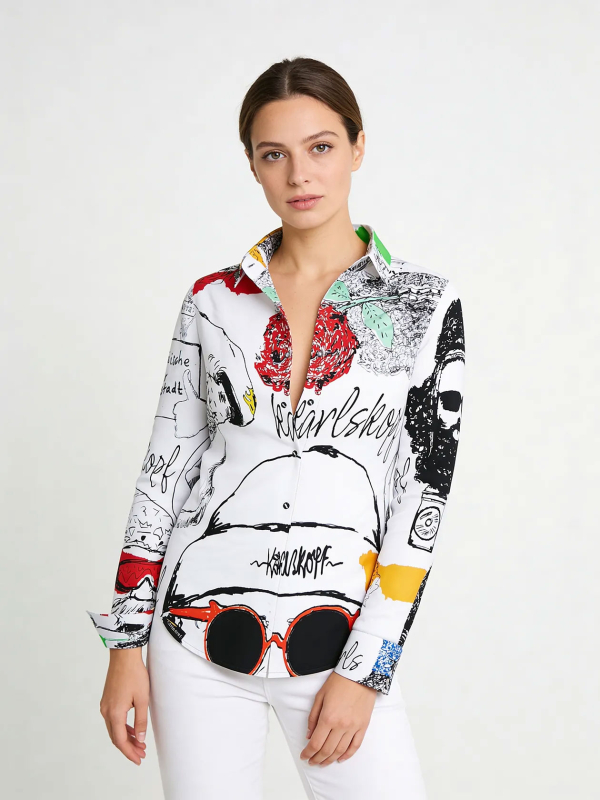 MAKING OF DAY - Bluse mit Karl Marx - GERMENS & KARLSKOPF