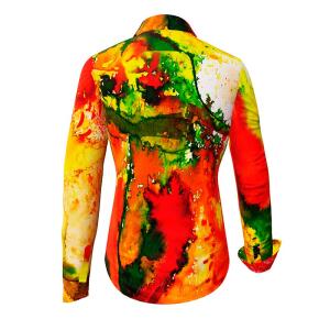 POPPYFLOPPY - rot grüne Bluse - GERMENS artfashion -...