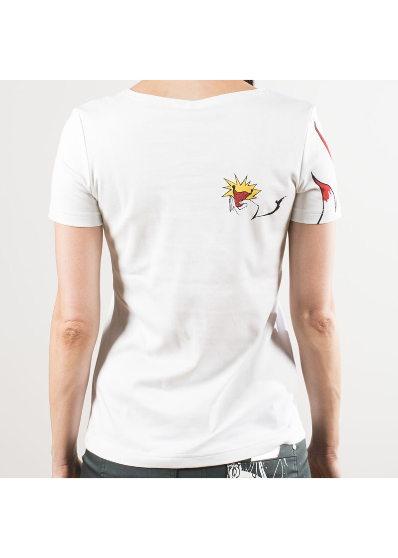 LOVE ME - Weies Damen TShirt - GERMENS