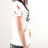 LOVE ME - White ladies short sleeve tshirt by GERMENS