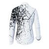  SCHWARMABWEICHLER WEISS - Black and white blouse - GERMENS artfashion - 100 % cotton - very good fit - artist design - 99 pieces limited - 6 sizes from XS - XXL - Made in Germany