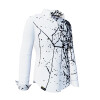 SCHWARMABWEICHLER WEISS - Black and white blouse - GERMENS artfashion - 100 % cotton - very good fit - artist design - 99 pieces limited - 6 sizes from XS - XXL - Made in Germany