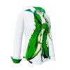 STACHELHAUT CACTUS - White Green Blouse - GERMENS artfashion - 100 % cotton - very good fit - artist design - 99 pieces limited - 6 sizes from XS - XXL - Made in Germany