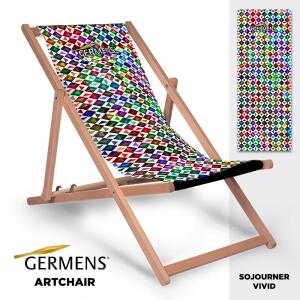 SOJOURNER VIVID - The pixelated deck chair - GERMENS