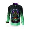 BLOB DEEP - Herren Langarmhemd - GERMENS artfashion - Unusual long sleeve shirt in 10 sizes - Made in Germany