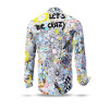 Discover Button Up Shirt LETS BE CRAZY TODAY - 100 % co