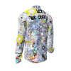 Button Up Shirt LETS BE CRAZY TODAY from GERMENS