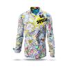 LETS BE CRAZY TODAY - crazy long sleeve shirt - GERMENS artfashion - Unusual long sleeve shirt in 10 sizes - Made in Germany