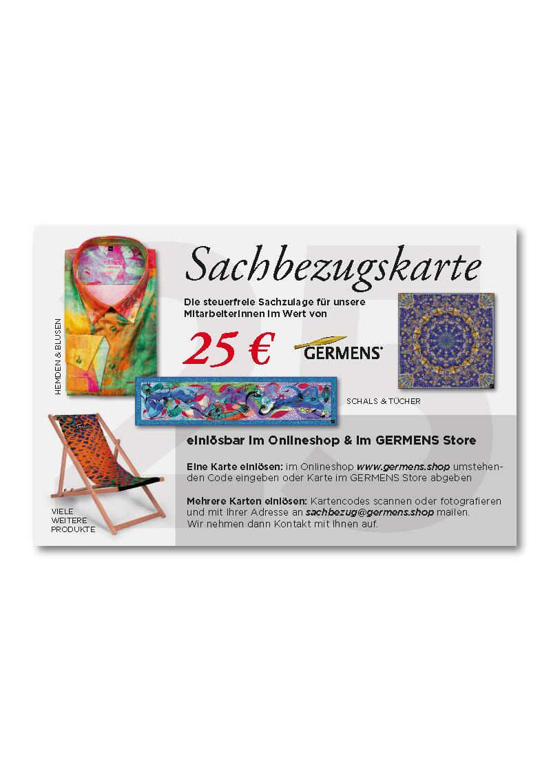 GERMENS non-cash benefit card 25 euros - employee bonus