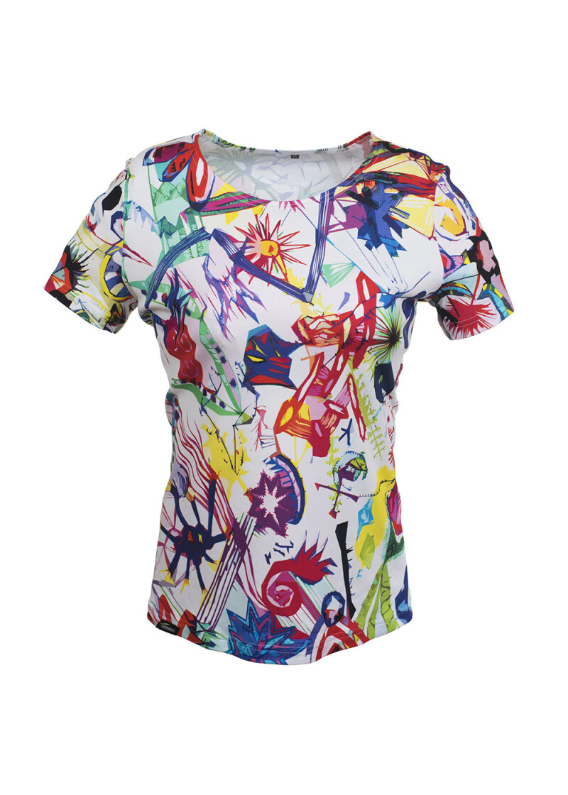 HIPSOUND - Buntes Damen Tshirt von GERMENS