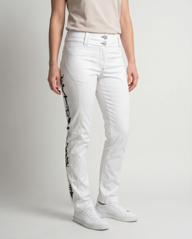 SAVILLE - Weiße Damenhose - GERMENS