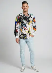 Discover colorful button up shirts for men JING JONG -...