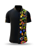 Sommerhemd Herren RAINY NIGHT - 100 % Baumwolle - 10 Größen von XS - 6XL - außergewöhnliches Design - feinste Verarbeitung - Stoffe Made in Germany - limitiert und exklusiv