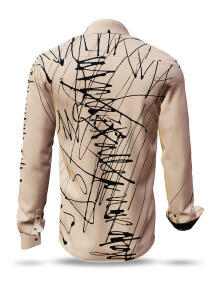 Entdecke bunte Hemden Herren DENADA BEIGE - 100 % BW
