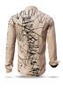 Entdecke bunte Hemden Herren DENADA BEIGE - 100 % BW