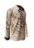 Entdecke bunte Hemden Herren DENADA BEIGE - 100 % BW