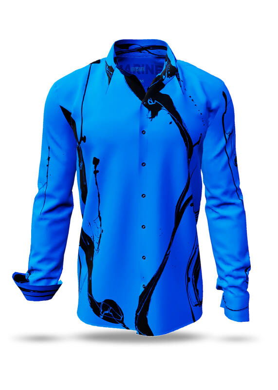 Entdecke Hemden Herren LEBENSADER MARINE - 100 % BW