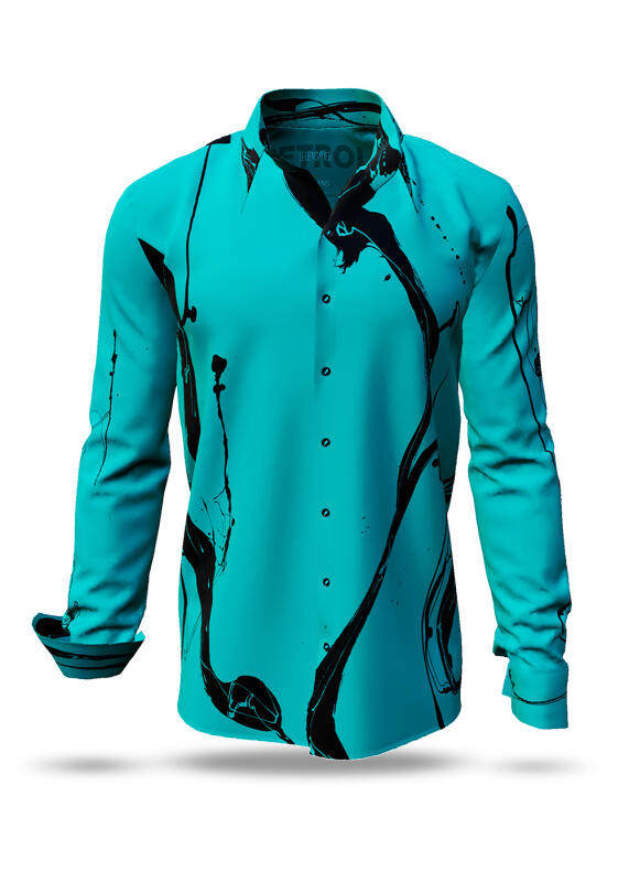 Entdecke Hemden Herren LEBENSADER PETROL - 100 % BW