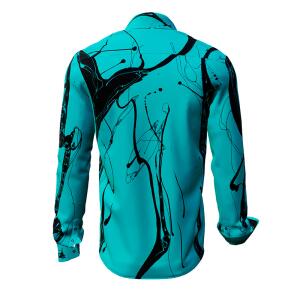 LEBENSADER PETROL - dark green-blue shirt - GERMENS