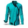 LEBENSADER PETROL - dark green-blue shirt - GERMENS