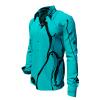 LEBENSADER PETROL - dark green-blue shirt - GERMENS