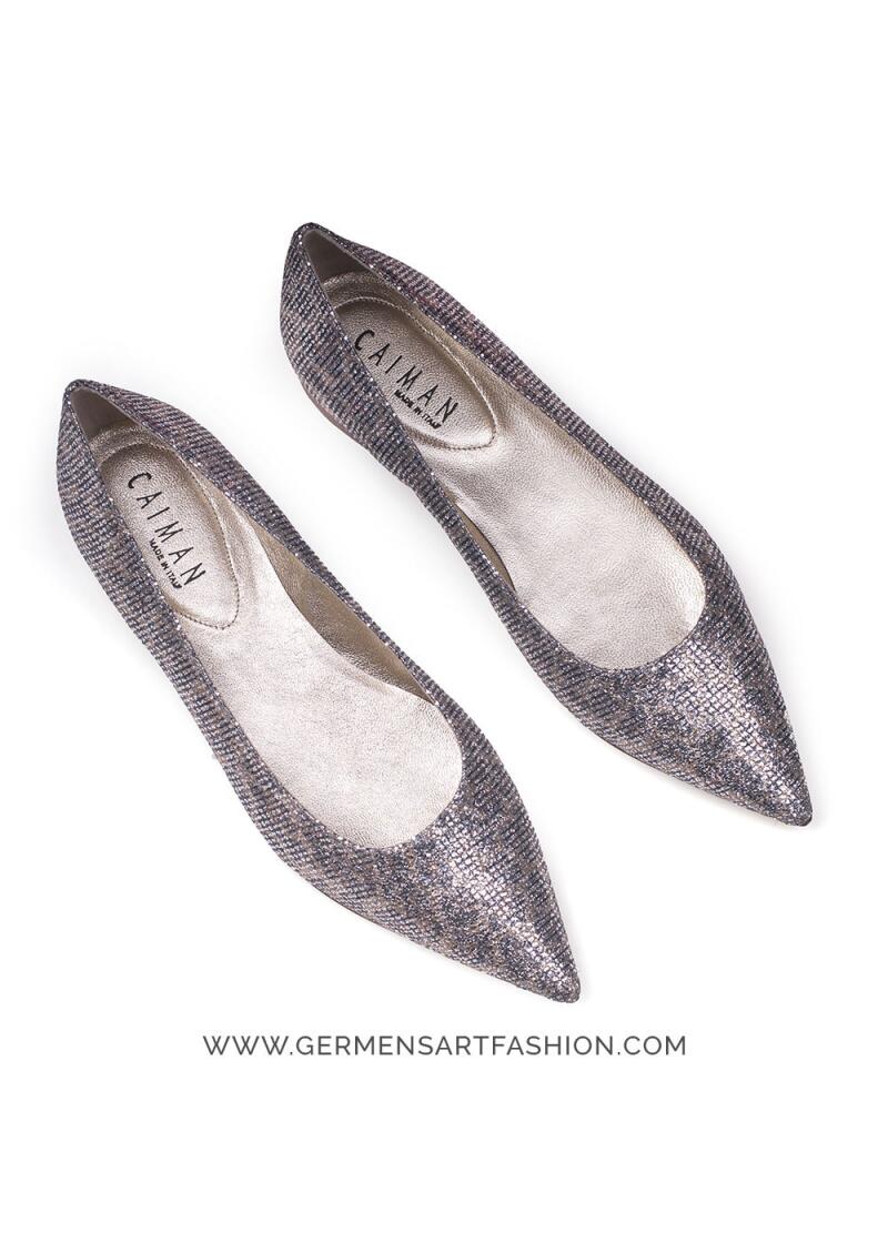 Caiman Damen Schuh Tessutto Glitter