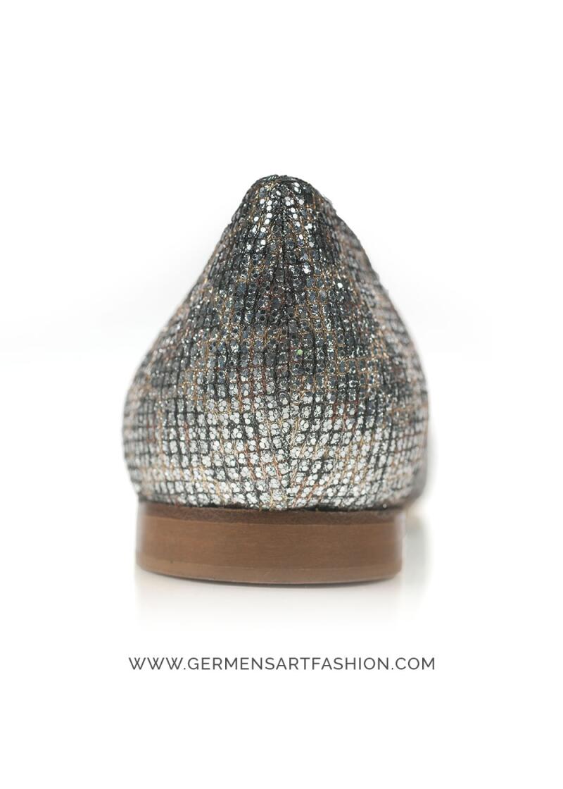 Caiman Damen Schuh Tessutto Glitter