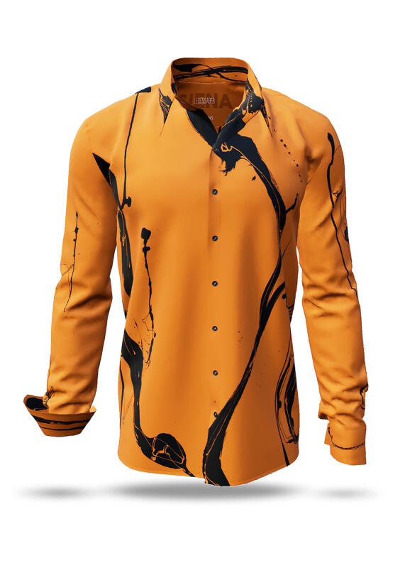 Entdecke bunte Hemden Herren LEBENSADER SIENA - 100 % BW