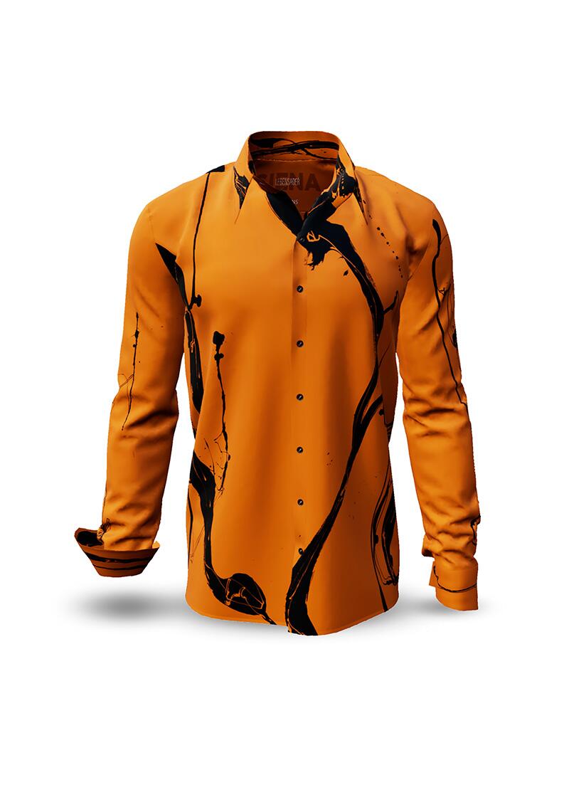 Entdecke bunte Hemden Herren LEBENSADER SIENA - 100 % BW