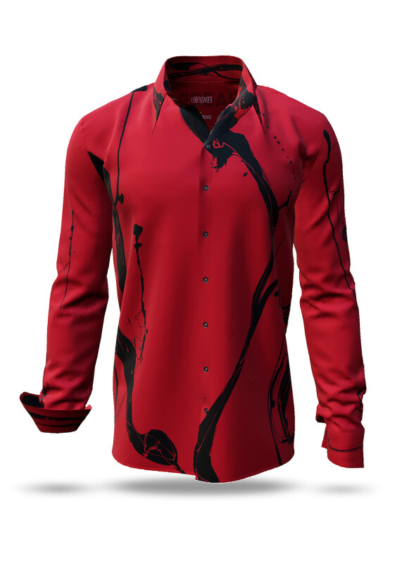 Entdecke Hemden Herren LEBENSADER PURPUR - 100 % Baumwolle