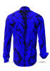 DORNENPRINZ INDIGO Hemden Herren - 100 % Baumwolle - GERMENS artfashion L